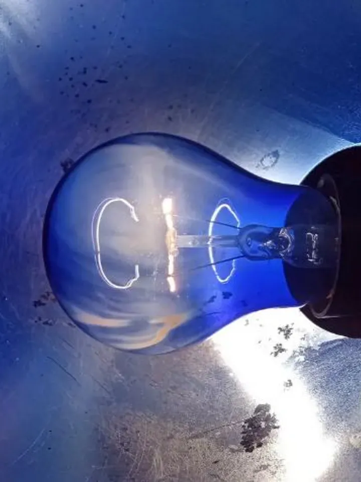 NEW Blue Medical Bulb E27 60W Reflector Minin Healing Lamp antibacteria antistress
