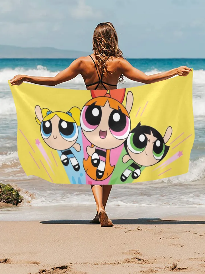 Power Puff Girls Beach Towel