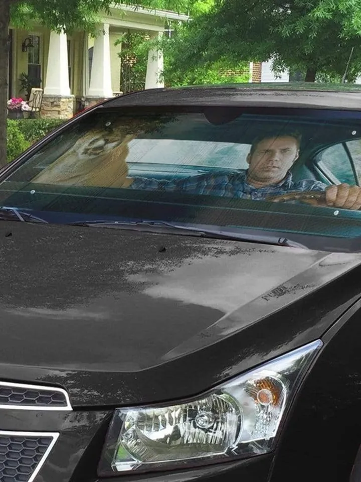 Talladega Nights Cougar Car Sun Shade