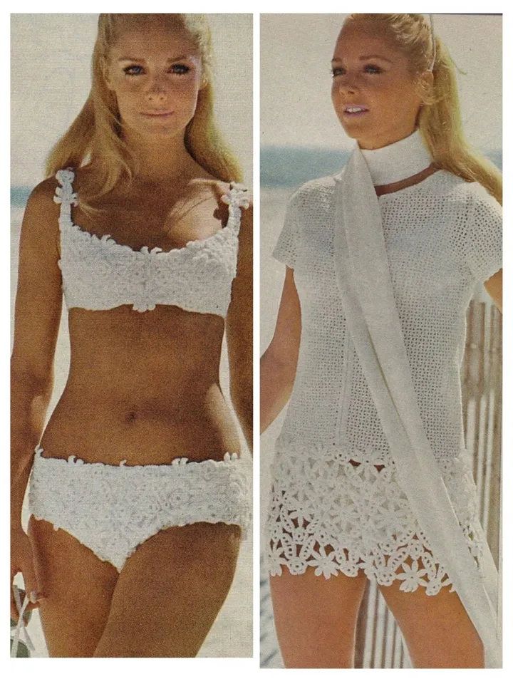 Bikini crochet pattern, Dress beach crochet, bikini crochet pattern pdf