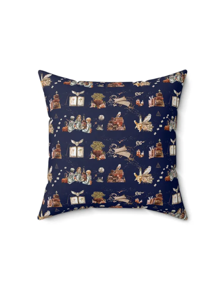 Wizarding World Baby Pillow; Magic School Pillow Owl Key Magic World Custom Wizard Pillow Gift for Baby Magic School Pillow WBB12