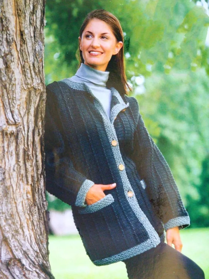 Cardigan crochet pattern, easy crochet cardigan , women cardigan