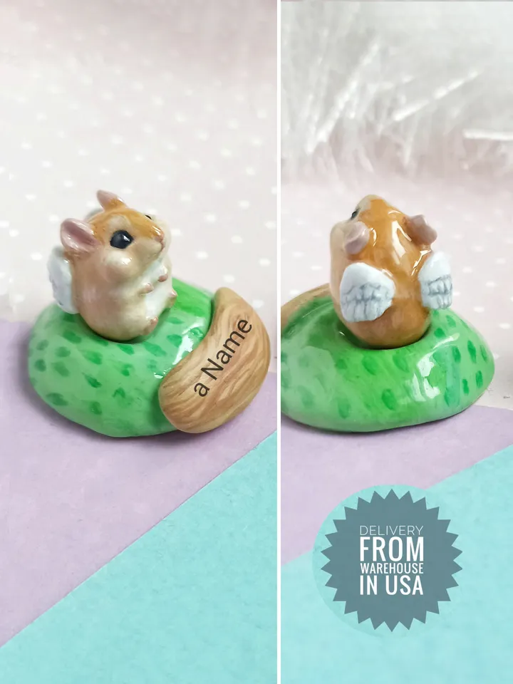 Tiny Hamster memorial Figurine (US discount)