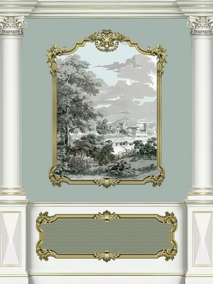 Wallpapers- Set 17-v3 | Printables for Dollhouses and Unique Miniature Projects | Digital Downloads | in Scale 1/12th