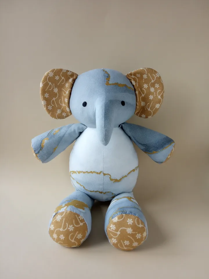 Stuffed Elephant Sewing Pattern PDF