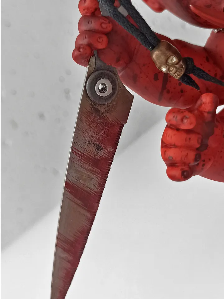 Handmade horror doll. Toy for adults.