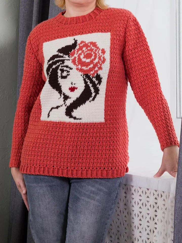 Women's Sweater The Picture Crochet Pattern