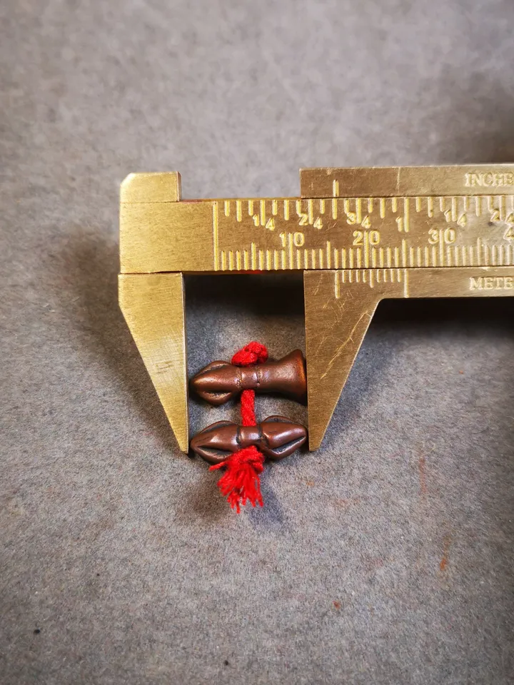 Gandhanra Handmade Tibetan Amulet Pendant,Mini Vajra and Dorje Bell, Mala Marker Bead ,Prayer Bead Accessories