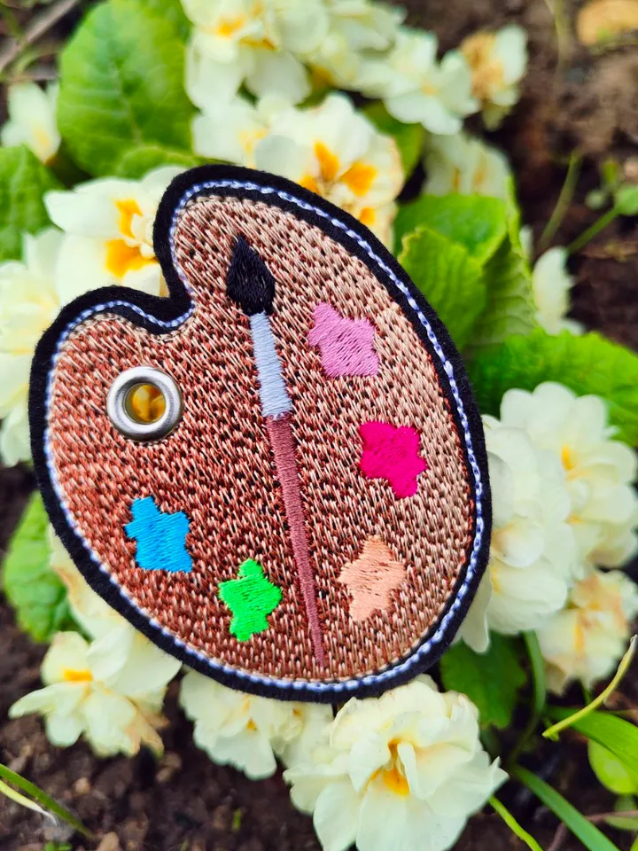 Machine Embroidery Design Artist's Palette