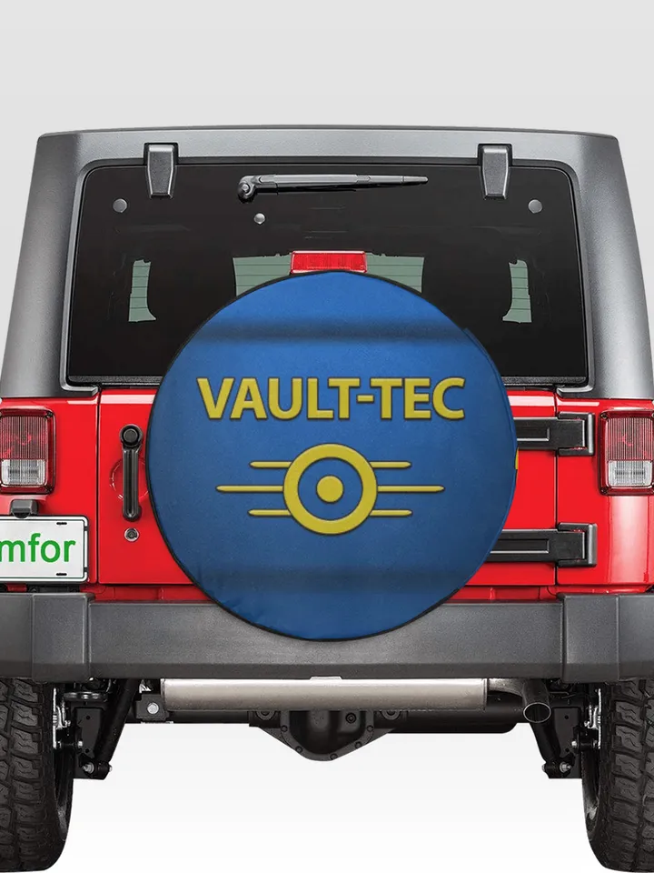 Fallout Vault Tec Tire Cover