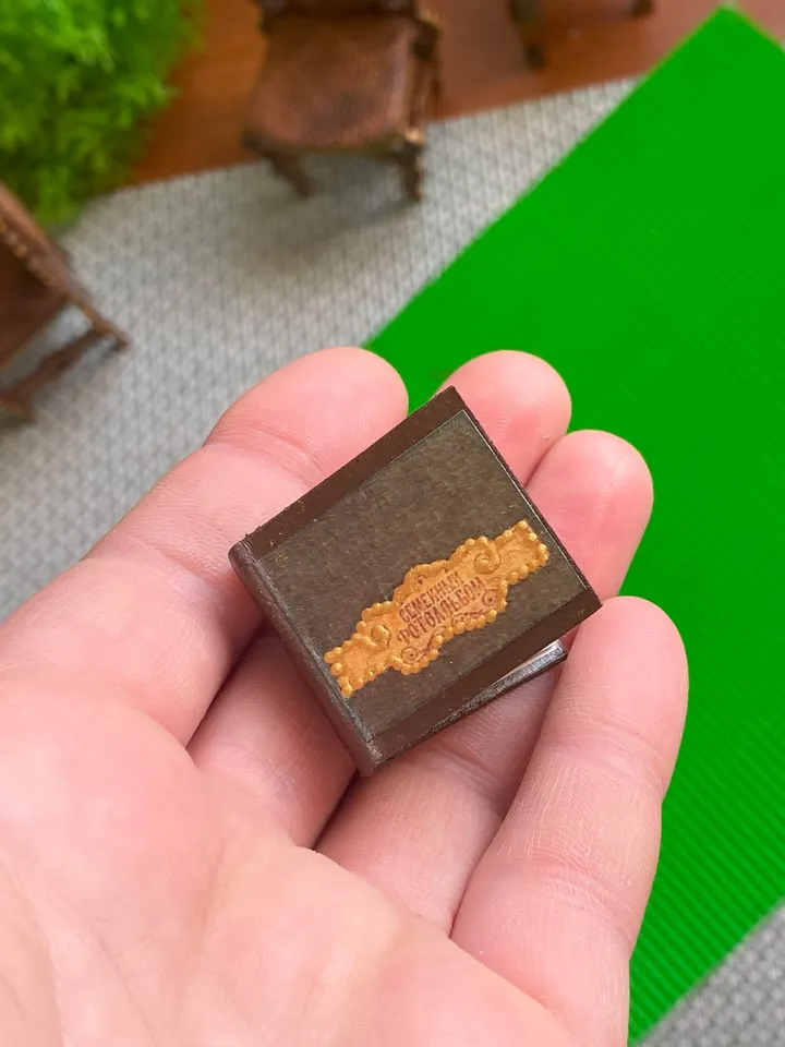 Photo album for a doll. Dollhouse miniature. 1:12. Dollhouse accessories.