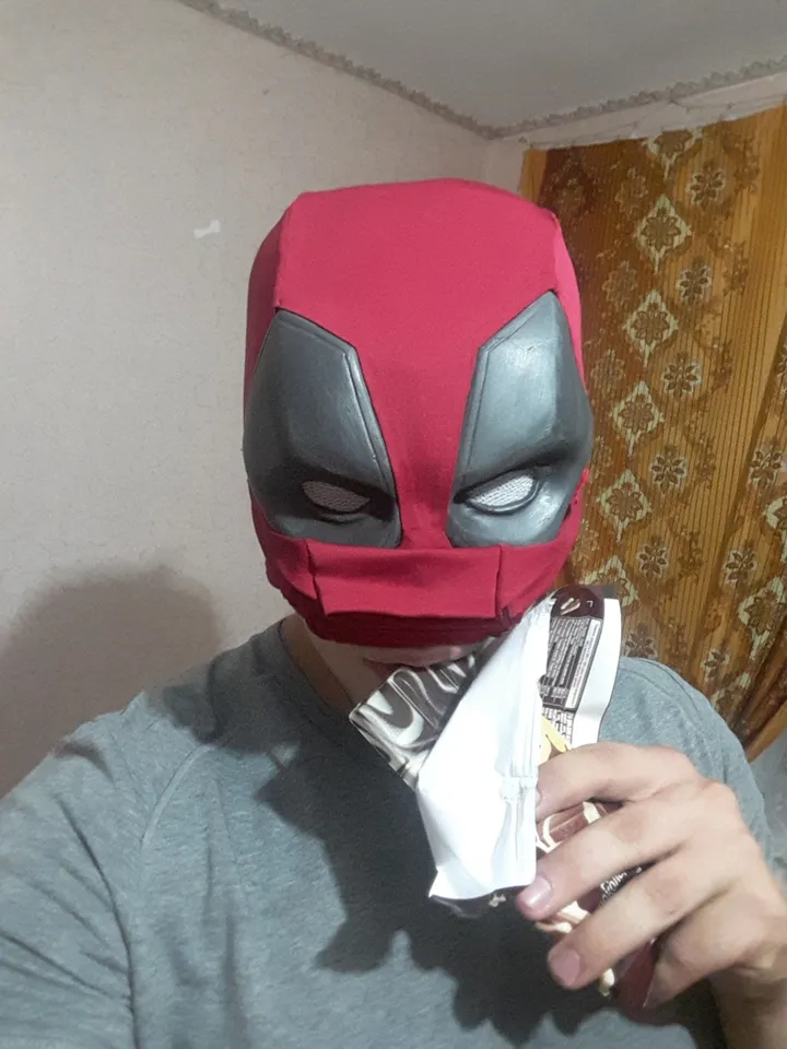 Deadpool Half shell mask cosplay marvel (movie version)