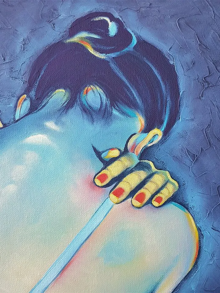 Ballerina Painting Woman Original Art Dancer Wall Art Oil Painting Canvas Art