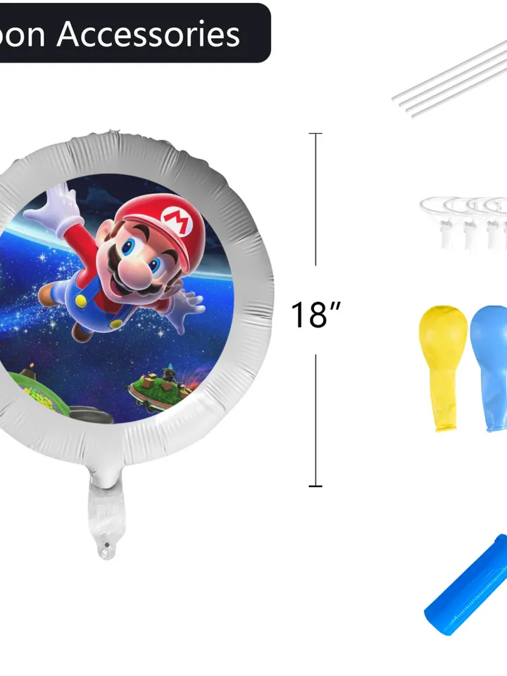 Super Mario Foil Balloon