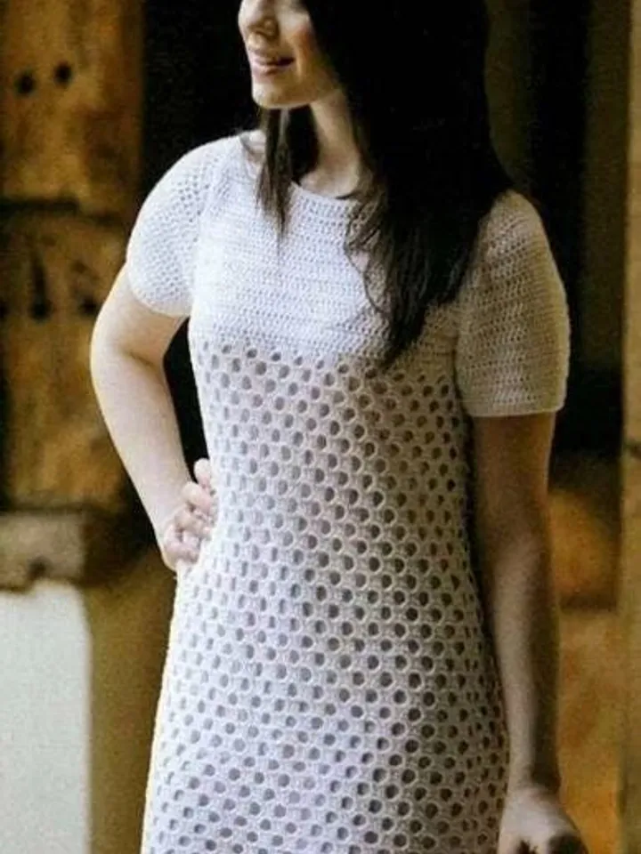 Dress crochet pattern, summer dress, tunic crochet pattern, easy dress pattern pdf instant download