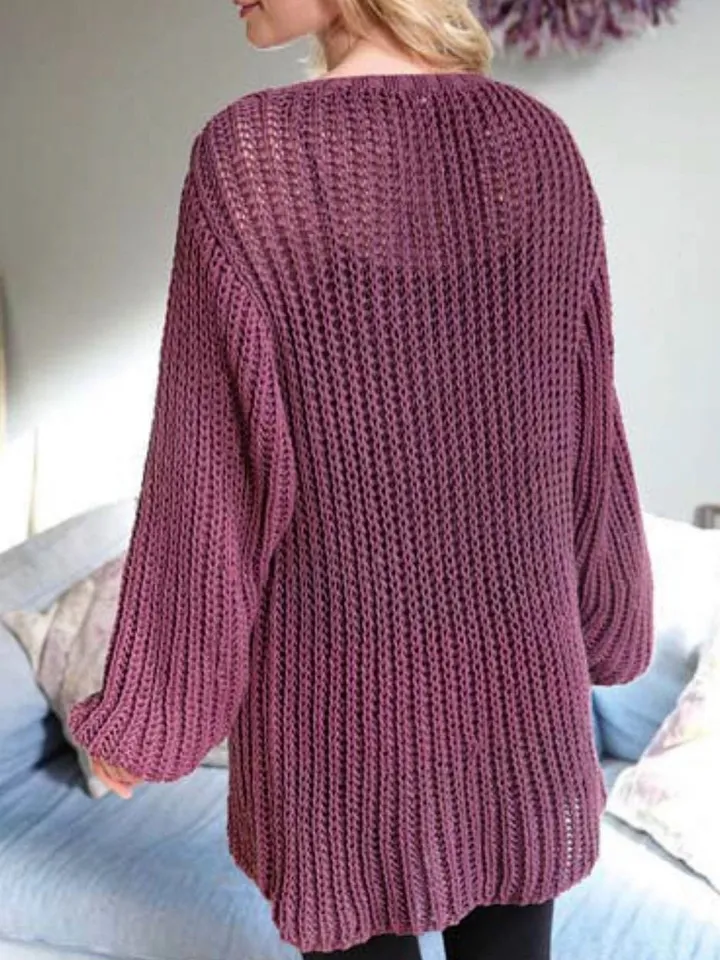 Sweater knitting patterns, women sweater, beginner pattern, pullover instant download