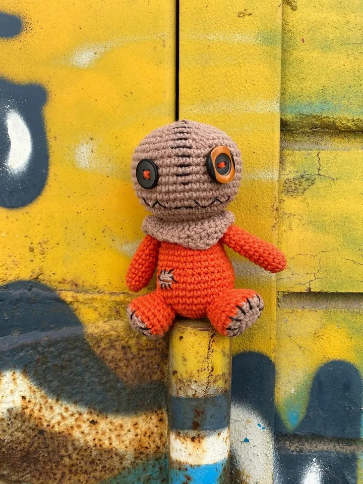 PDF Crochet Voodoo, Creepy Sam doll, Amigurumi voodoo, Voodoo Accessory, Halloween Crochet Pattern, Voodoo Doll Crochet Pattern, Crochet Sam