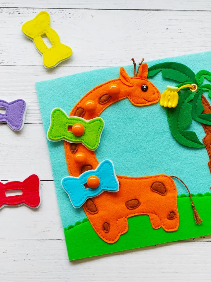 Animals Quiet book pattern PDF & Tutorial pages, Felt book pattern svg, Quiet book ideas, Sensory toys, Pdf felt sewing pattern for toddler
