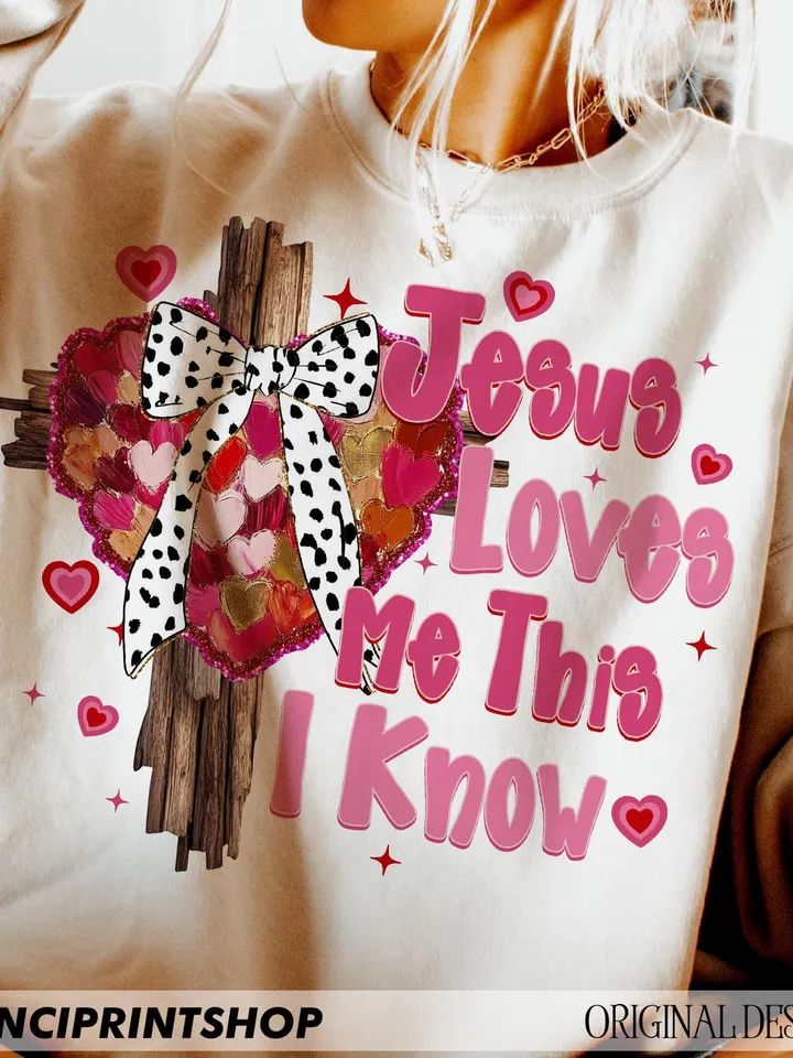 Jesus loves me this I know Png, Christian Cross Png, Valentine Png, Valentine Heart Png, Love like jesus png, Christian png, Brushstroke