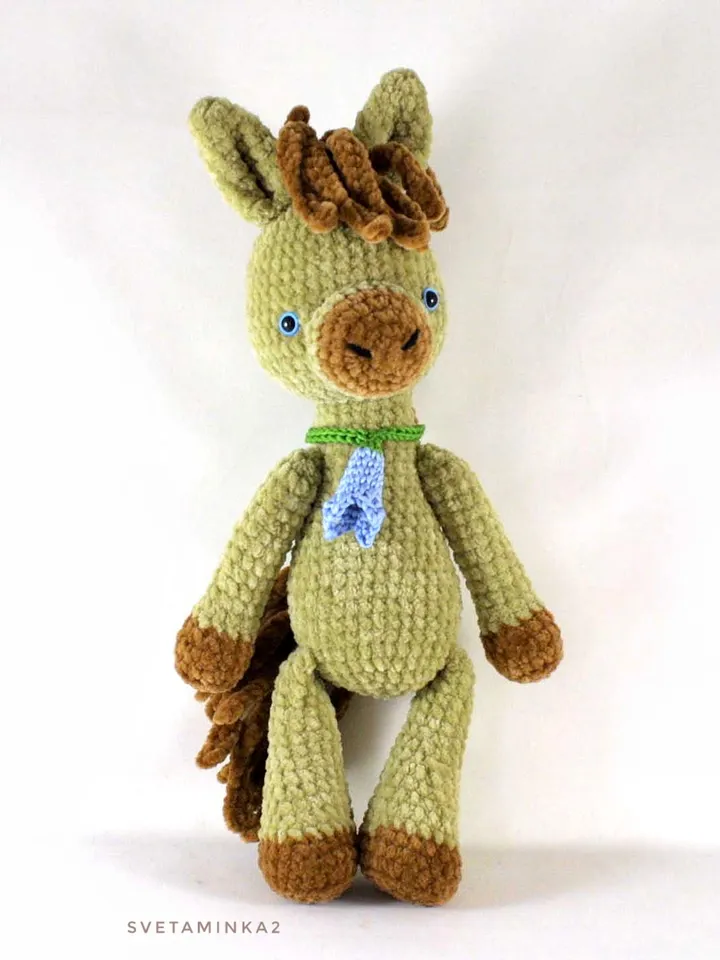 Crochet Horse Pattern. Horse Amigurumi Plush Toy Pattern. Digital Download. PDF.