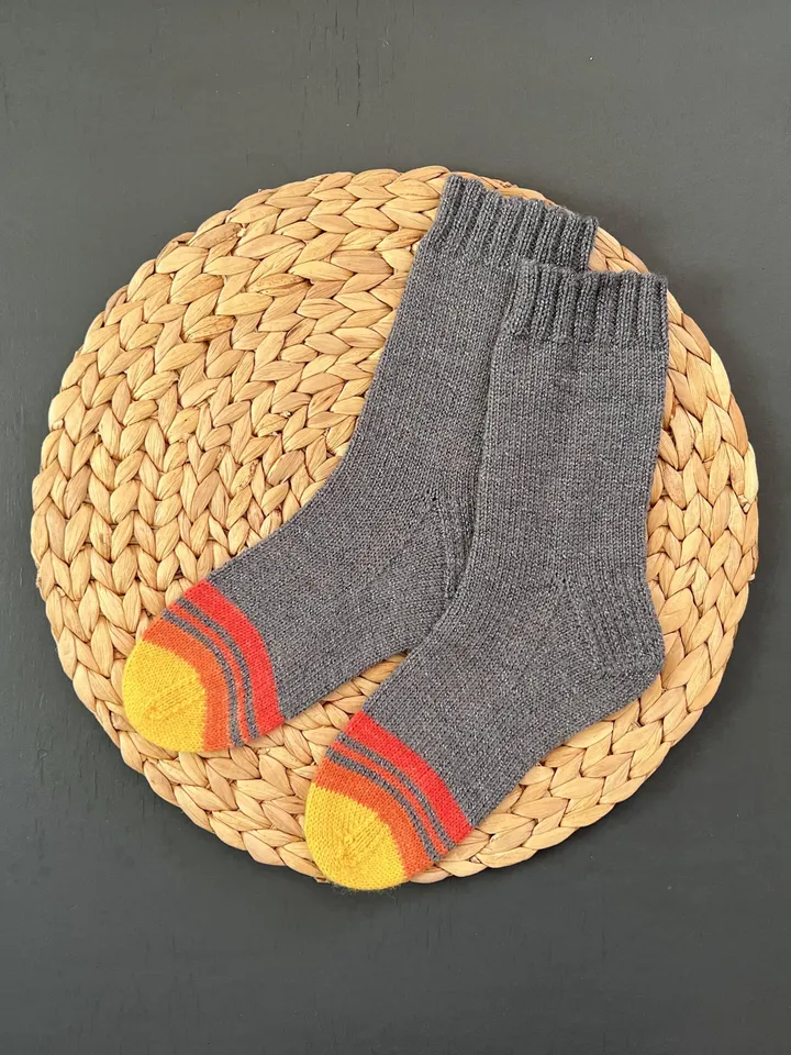 Handmade womens socks | Warm knitted accessory