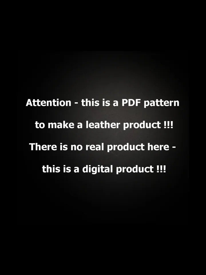 Watch strap - pdf leather pattern.OTH26