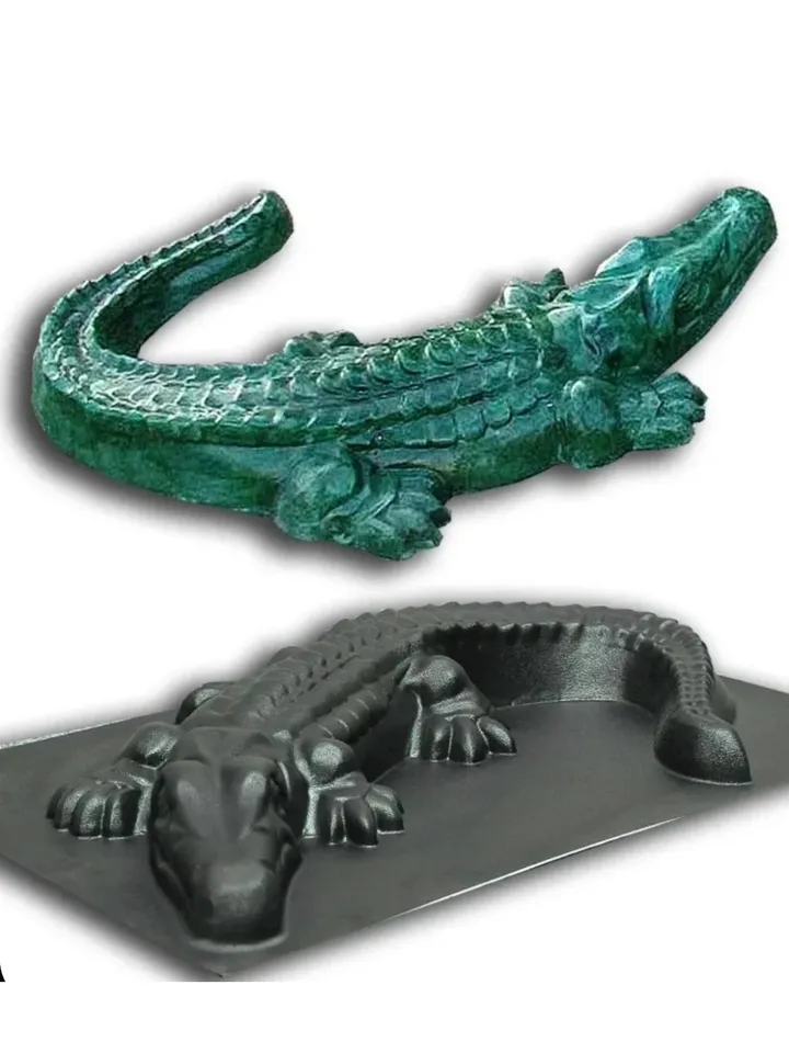 Mold for concrete and gypsum Crocodile DIY