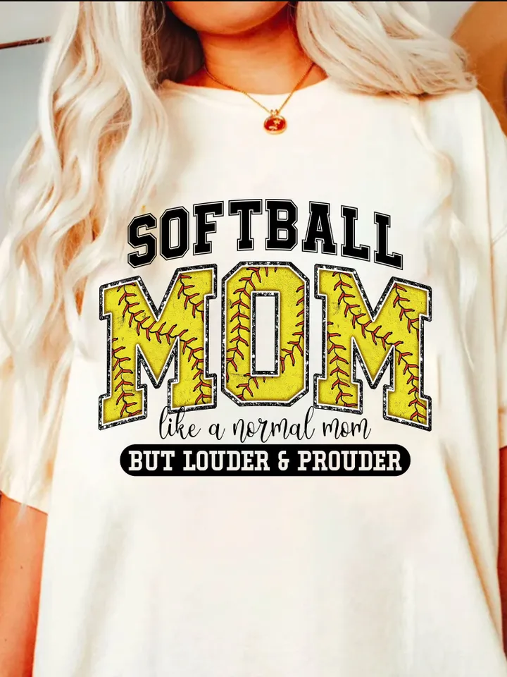Softball Mom PNG, Varsity, Distressed, Softball mama, Loud and Proud Softball Mom, Sublimation Design Downloads