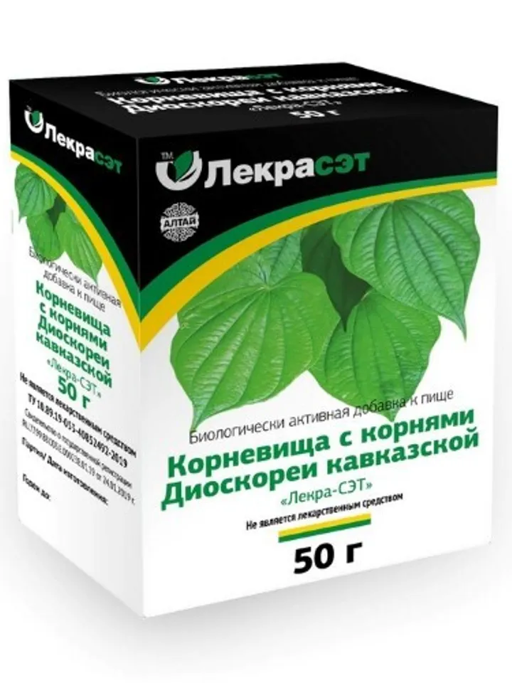 Dioscorea Caucasian rhizomes with roots 50 gr