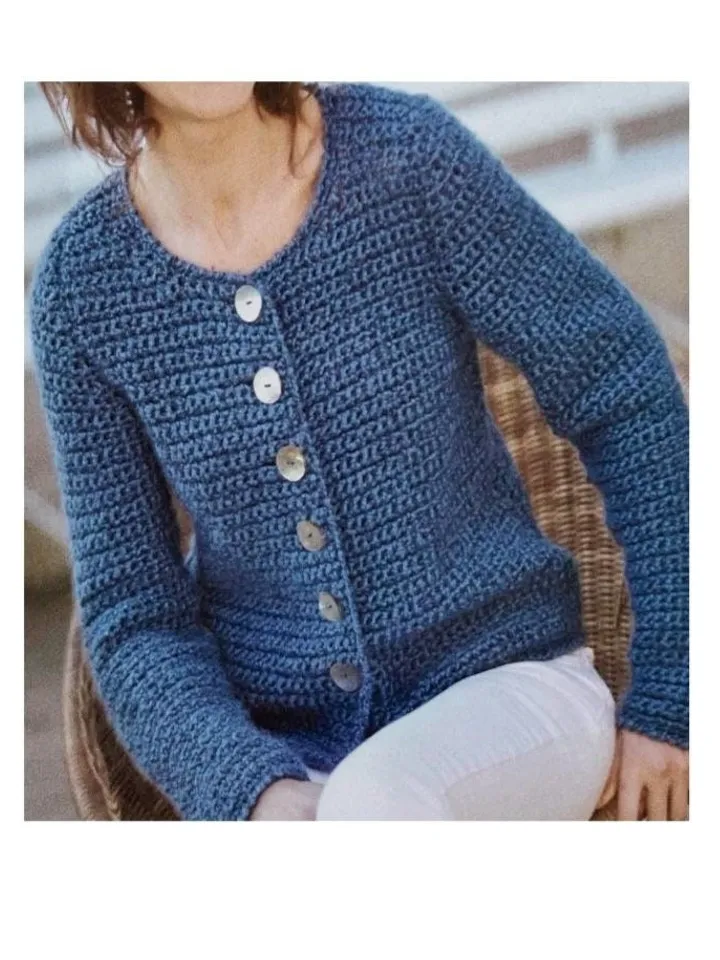 Cardigan crochet pattern, easy cardigan crochet, women cardigan pdf