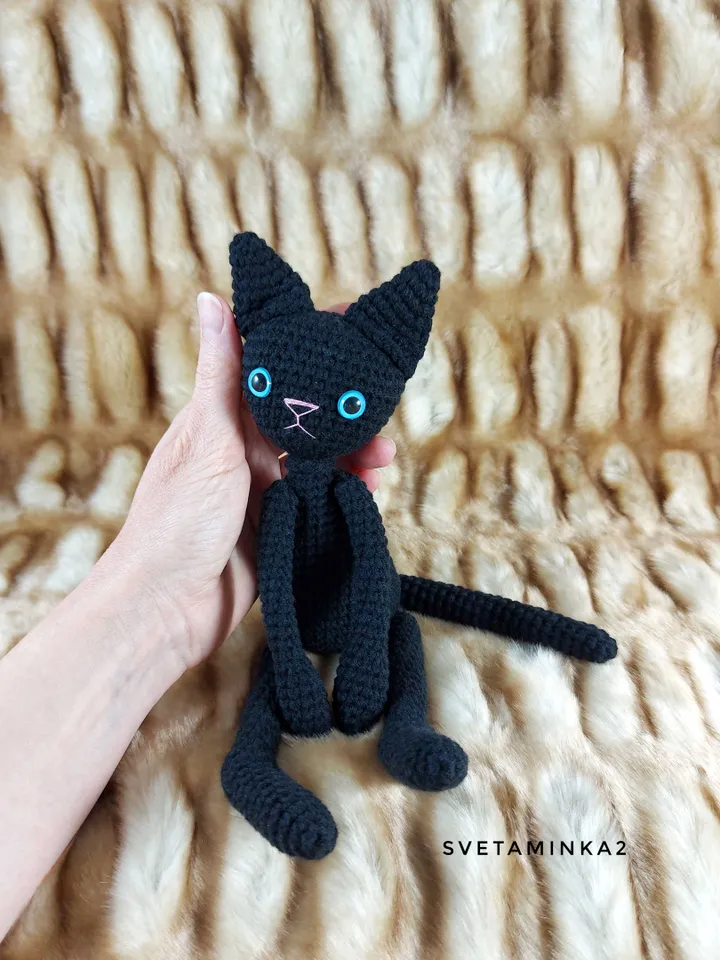 Crochet Cat Pattern. Amigurumi Cat Pattern. Cute Amigurumi Stuffed Toy. Digital Download. PDF.