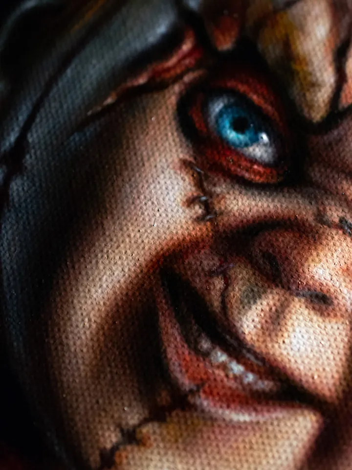 Original oil painting Chucky Child's Play