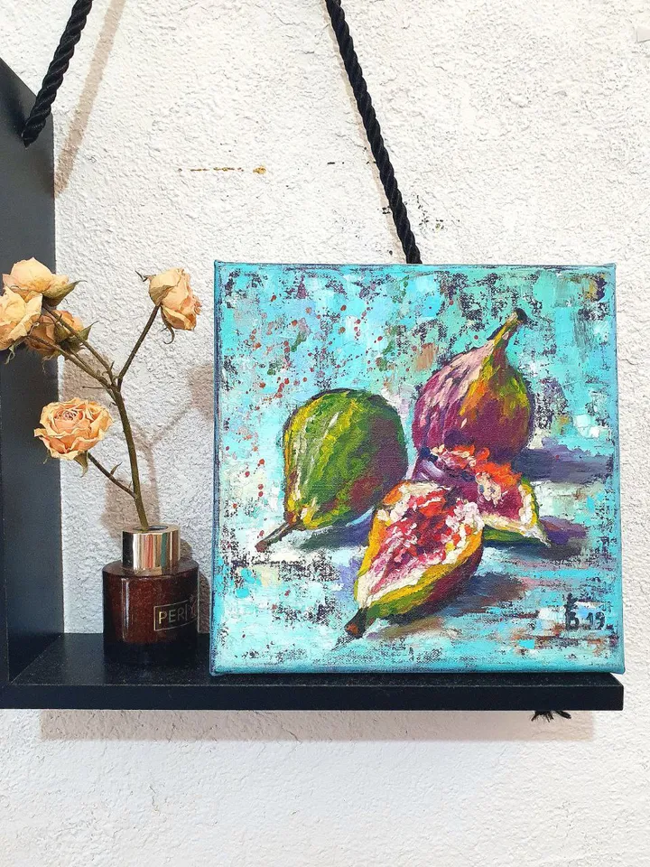 Figs fruits oil painting