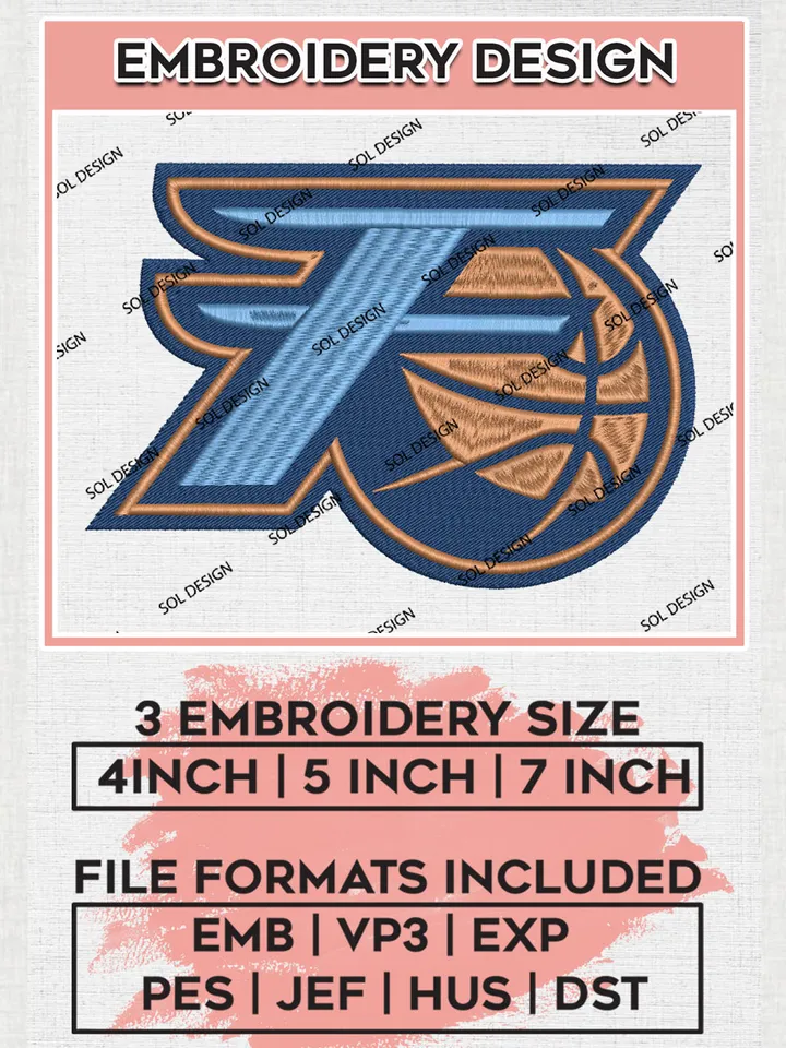 NBA Fort Worth Flyers Team Letter Logo Wordmark Embroidery Designs, NBA G League Team Embroidery Files, Basketball Machine Embroidery Designs, NBA Fort Worth Flyers Team Logo, Sport Machine Embroidery Design, Digital Download