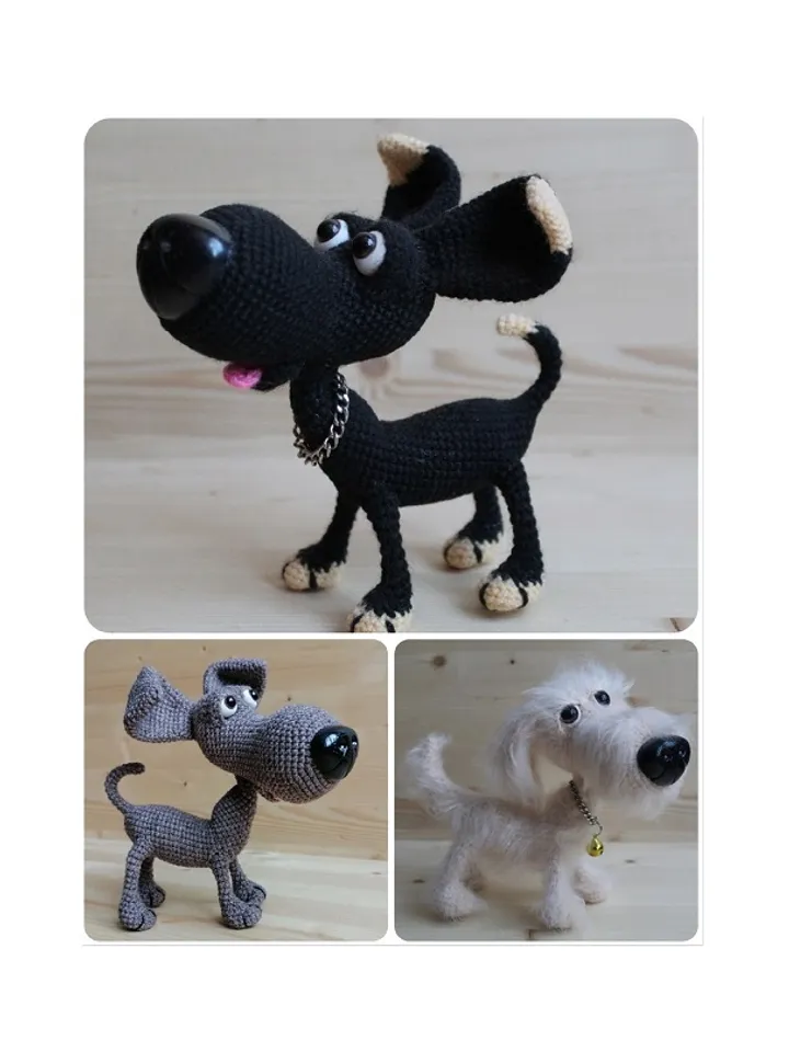 Crochet pattern Dog - digital pattern PDF