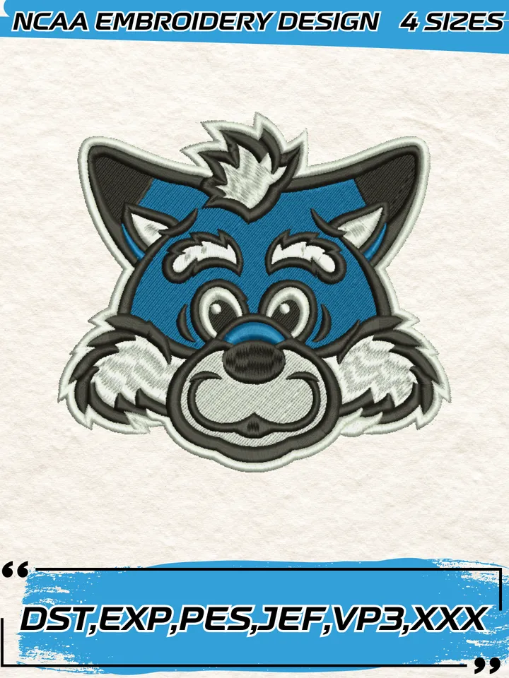 Indiana State Sycamores Mascot Embroidery Designs,NCAA Logo Embroidery Design,Machine Embroidery Design File,4 Sizes, Digital Download