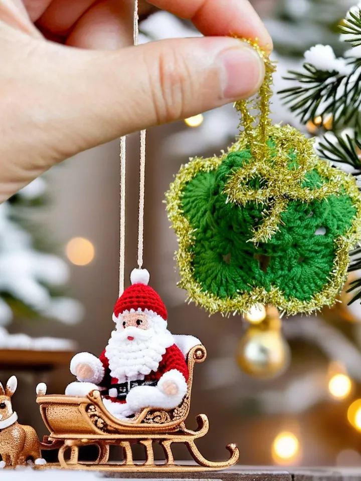 Too Flashy Xmass Crochet Bell Pattern - Mini Xmass Bells Ornament Winter Crochet Decor PDF Tutorial