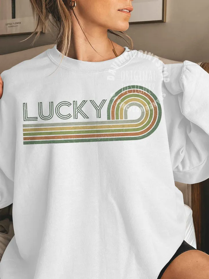 Retro Lucky png, St. Patrick's Day Png, Retro St. Patty's Day Png Design, Lucky sublimation, lucky png, Sublimation Design, Digital Download
