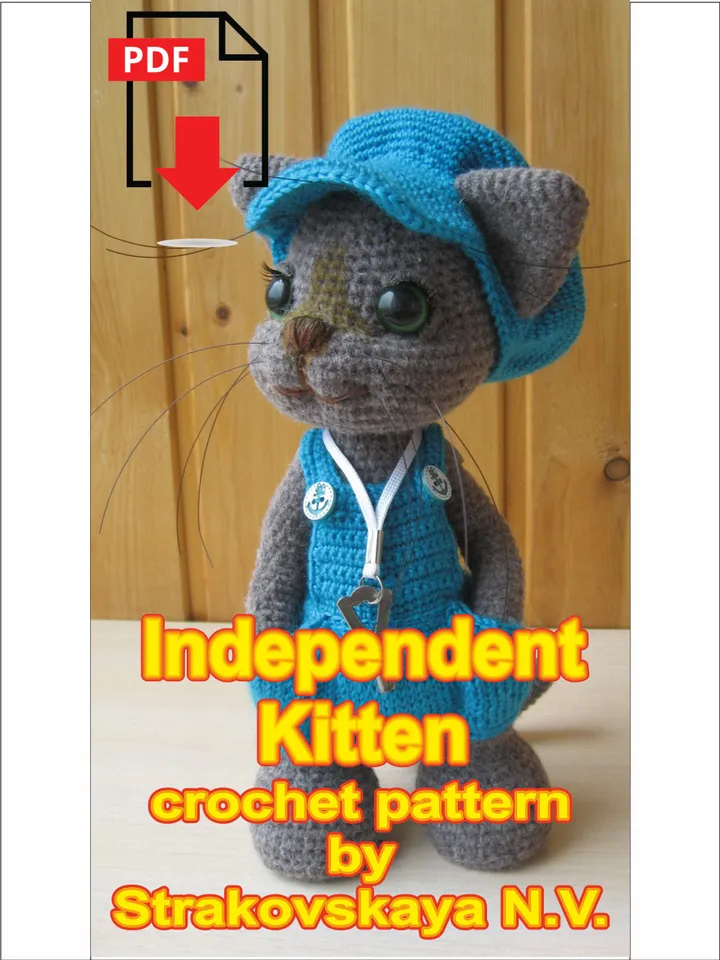 TUTORIAL: Independent Kitten crochet pattern