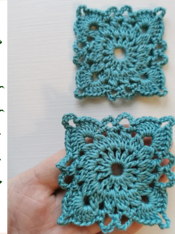 Lacy Granny Squares with This Elegant Pattern - Granny square pattern, Easy crochet openwork square, tutorial, step by step crochet tutorial