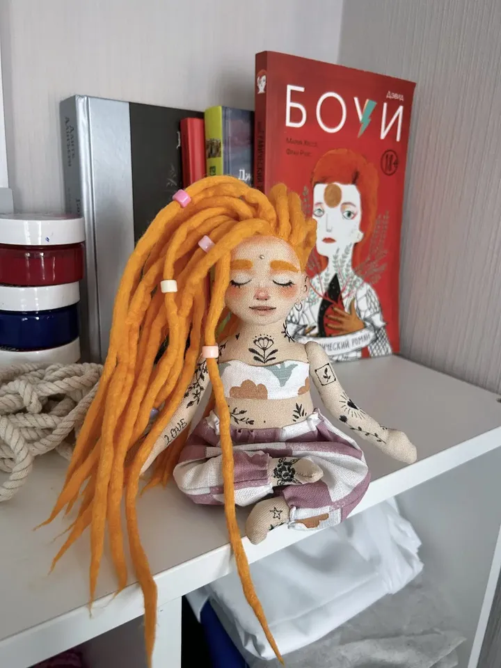PDF sewing pattern How to make Yoga Lady with locks Eng