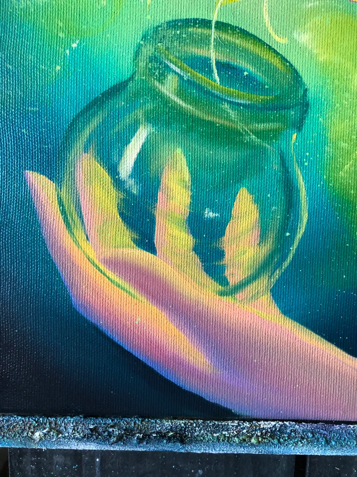 Butterfly painting Salvation artwork