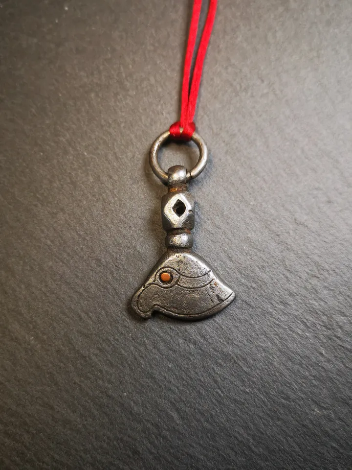 Gandhanra Handmade Tibetan Kartika Amulet Pendant,Kartrika (knife of the dakinis), Trantic Buddhism Ritual Implement, 1.34&quot;