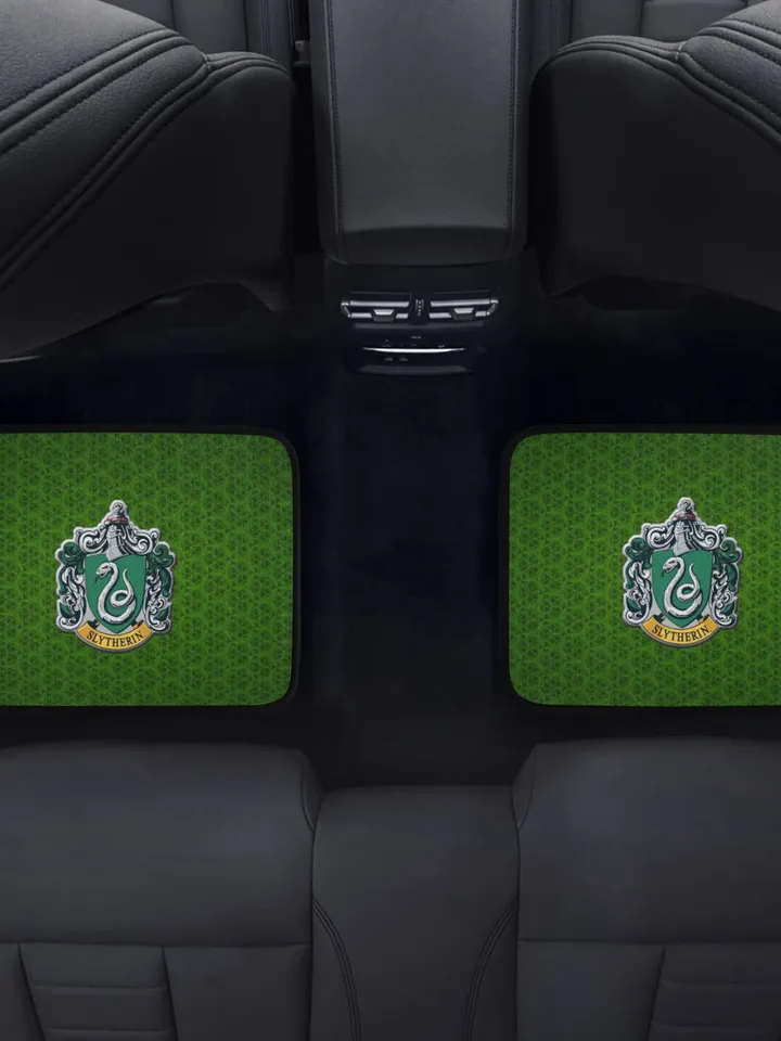 Slytherin Back Car Floor Mats Set of 2