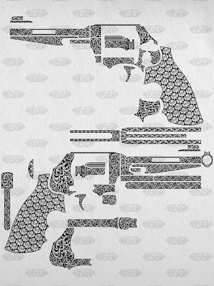 VECTOR DESIGN Smith & Wesson 686 Pro Series 5 in Scrollwork