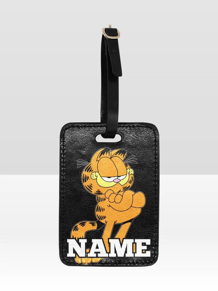 Garfield Luggage Tag Custom NAME