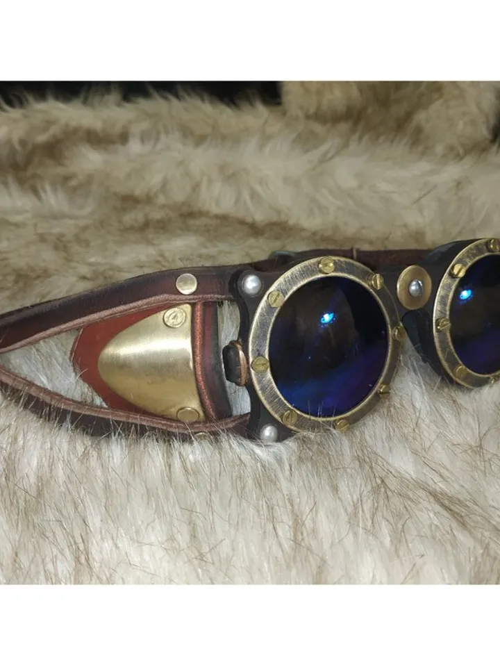 Steampunk goggles - Cyber - Goggles - Warhammer - inspired - Steampunk - Welding