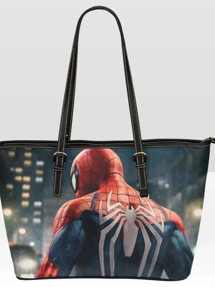 Marvels Spider Man Leather Tote Bag