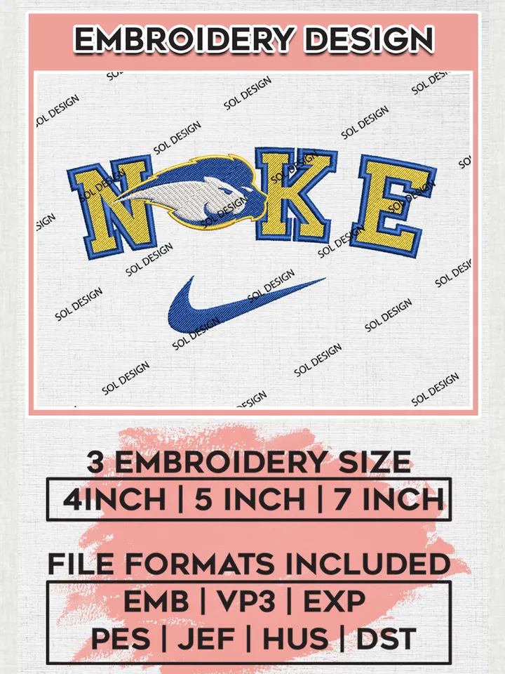 Nike Hofstra Pride Machine Embroidery Design, NCAA Hofstra Pride Embroidery Design files, NCAA Embroidery Designs, NCAA Machine Embroidery Designs, Digital Download
