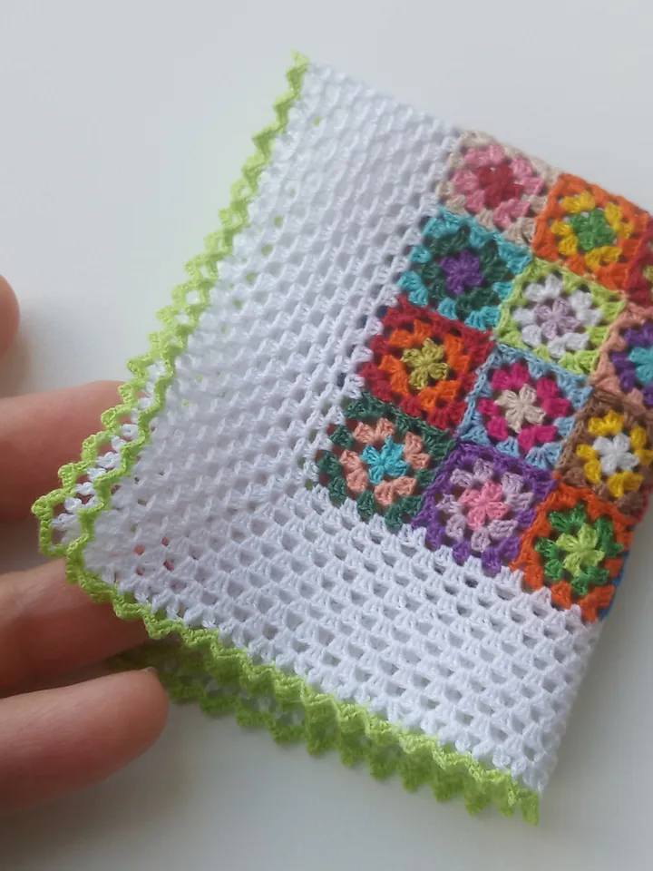Miniature Patchwork Throw for Dollhouse